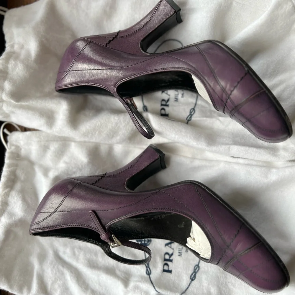 Prada Mary-Jane pumps in violet - Picture 7 of 7